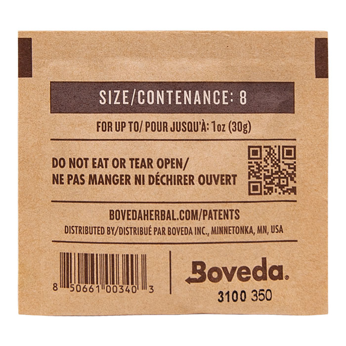 Boveda Humidity Control 8G 62% Pack 10