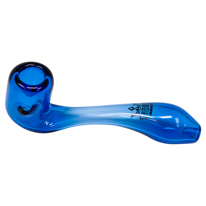 Blue Crown Glass Sherlock Pipe 6 Inches