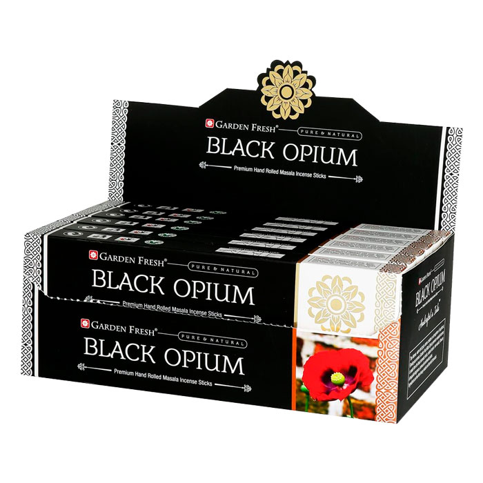 Garden Fresh Black Opium Premium Hand Rolled Incense