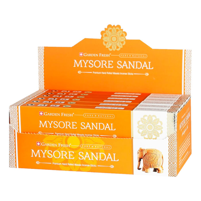 Garden Fresh Mysore Sandal Premium Hand Rolled Incense