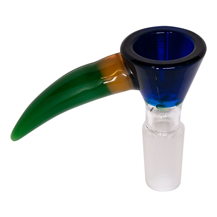 Green Horn Glass Bowl 14mm