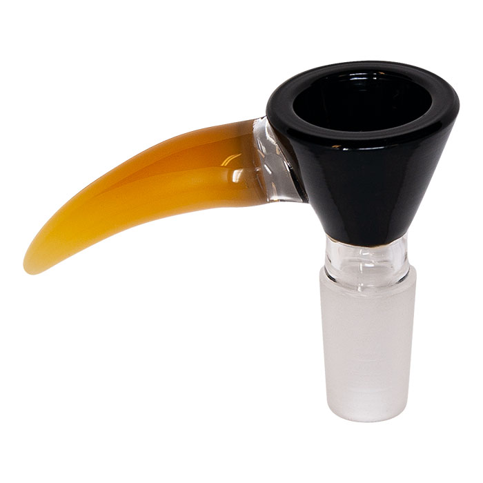 Yellow Horn Glass Bowl 14mm