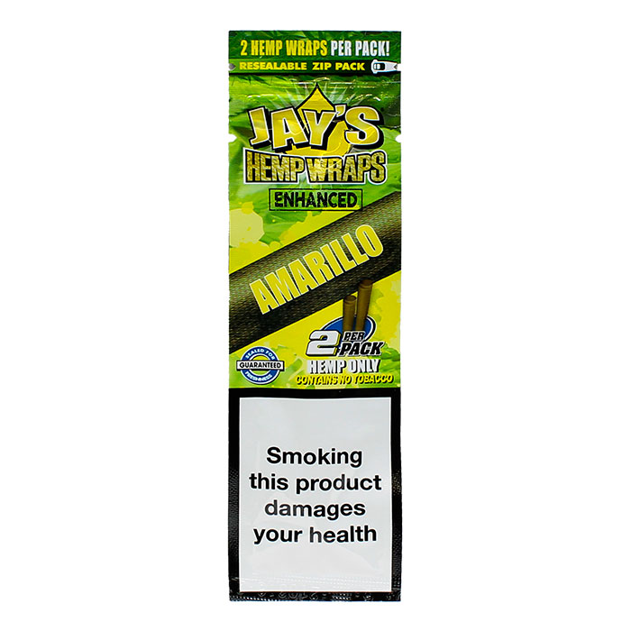 Juicy Jay TERP Enhanced Hemp Wraps Amarillo/Lemon Lake Display 25