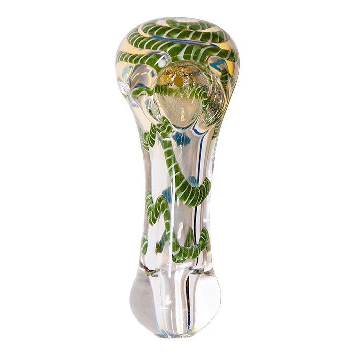 Assorted Design Insideout Glass Pipe 3.5 Inches