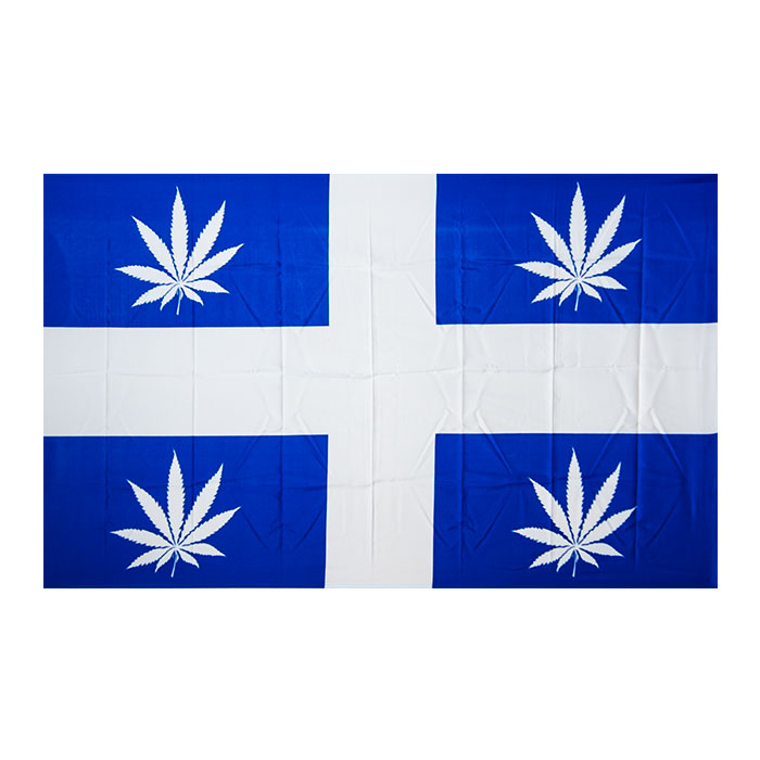 Finland Weed Leaf Flag
