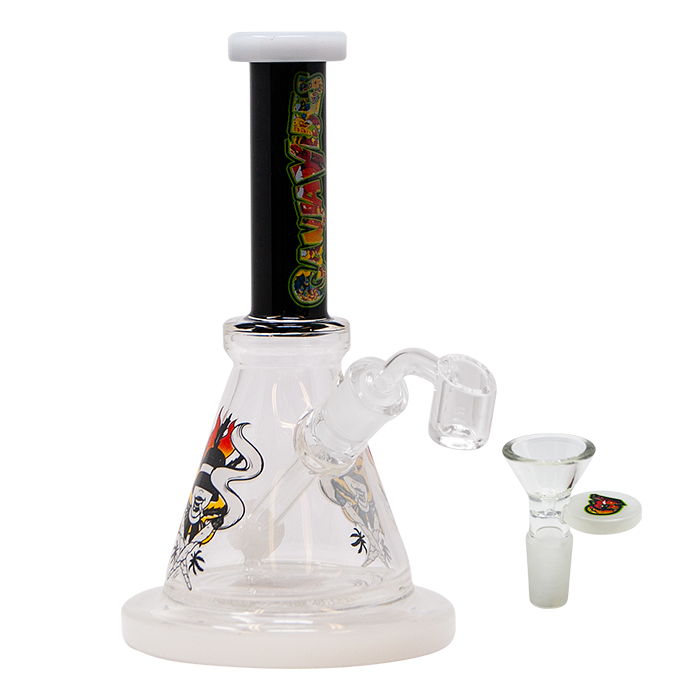 Weed Girl Tropical Series 8 Inches Ganjavibes Dab Rig