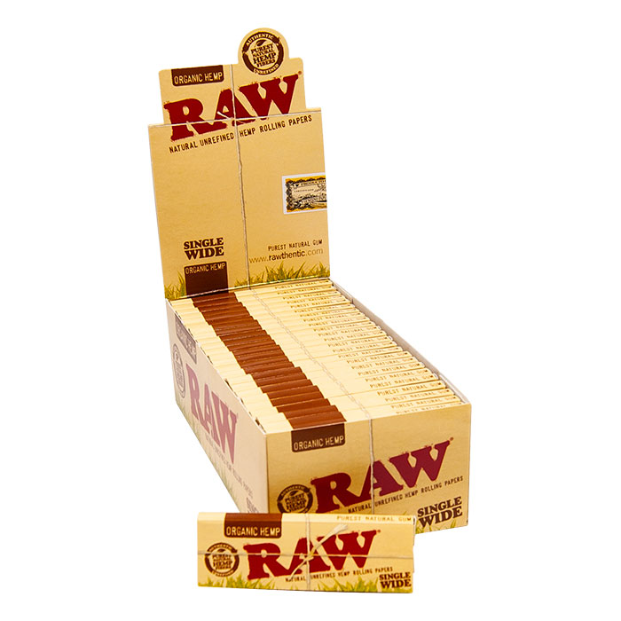 Raw Organic Hemp Single Wide Rolling Paper