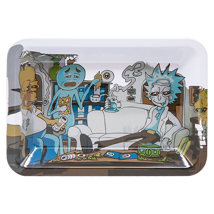 Rick And Bart Small Rolling Tray