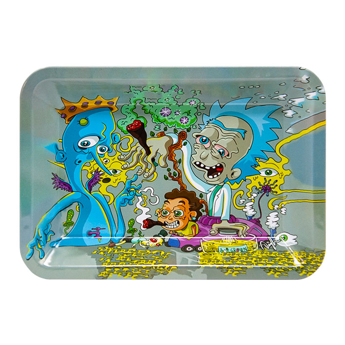 Rick And Morty High Small Rolling Tray