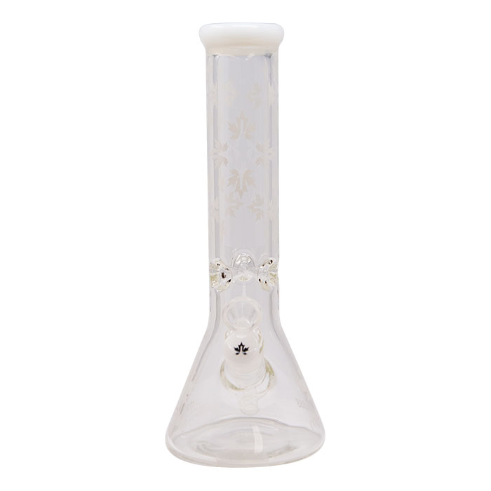 White Maple Glass Bong 12 Inches