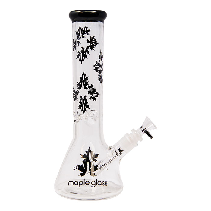 Black Maple Glass Bong 12 Inches