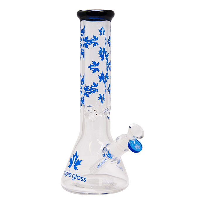 Blue Maple Glass Bong 12 Inches