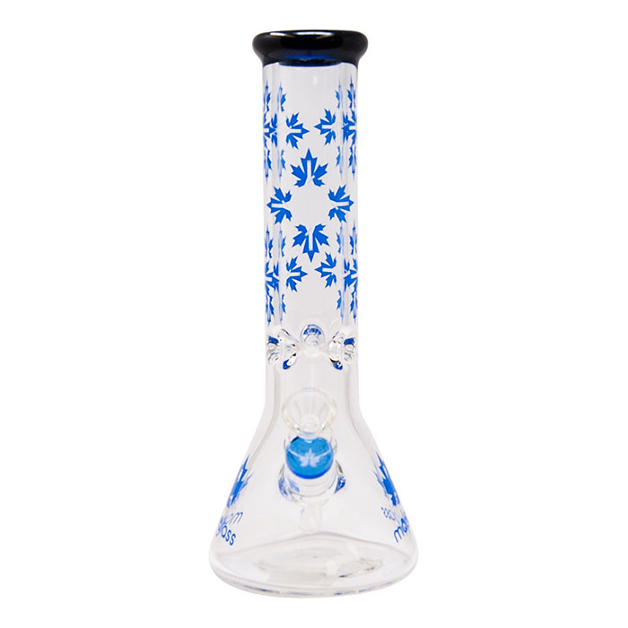 Blue Maple Glass Bong 12 Inches