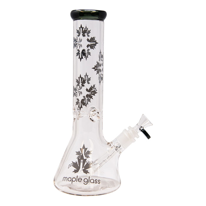 Grey Maple Glass Bong 12 Inches