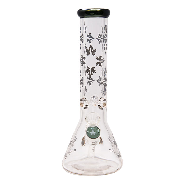 Grey Maple Glass Bong 12 Inches