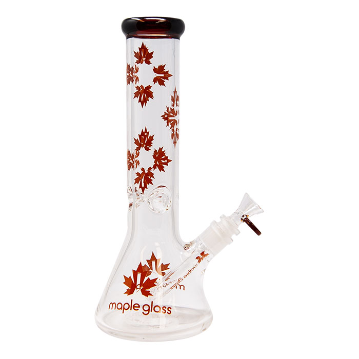 Amber Maple Glass Bong 12 Inches