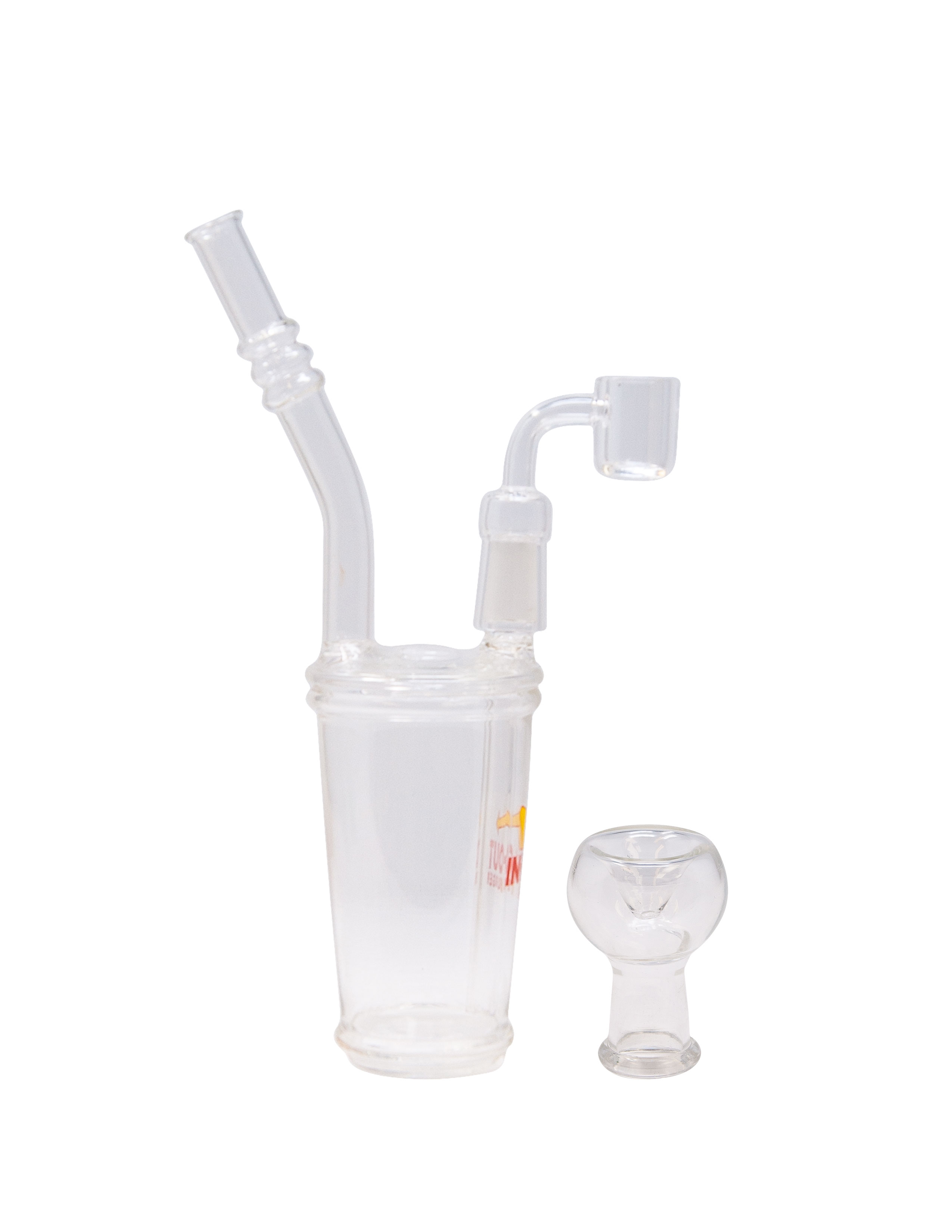 In-N-Out Burger Glass Dab Rig 8 Inches with Banger