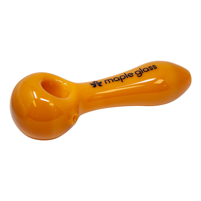 Maple Glass Jade Yellow Classic Pipe 6 Inches