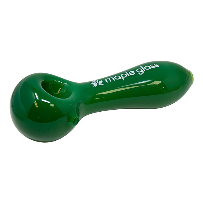 Maple Glass Jade Green Classic Pipe 6 Inches