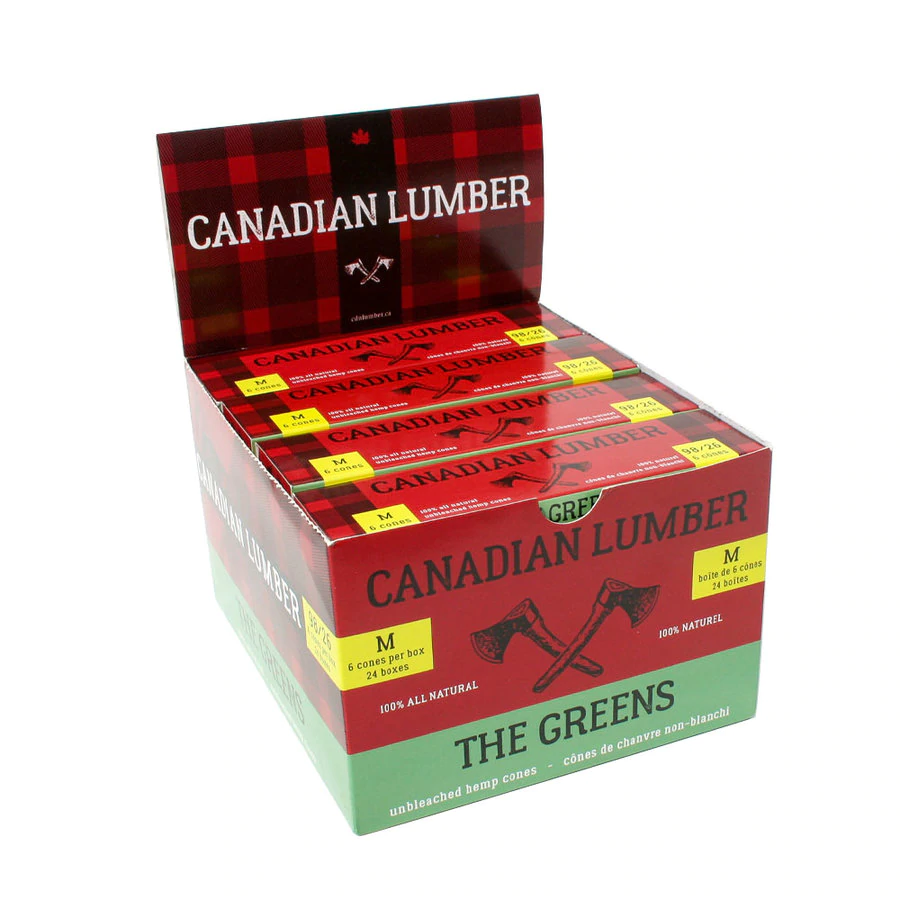 Canadian Lumber 1.25 The Greens Pre-Rolled Cones