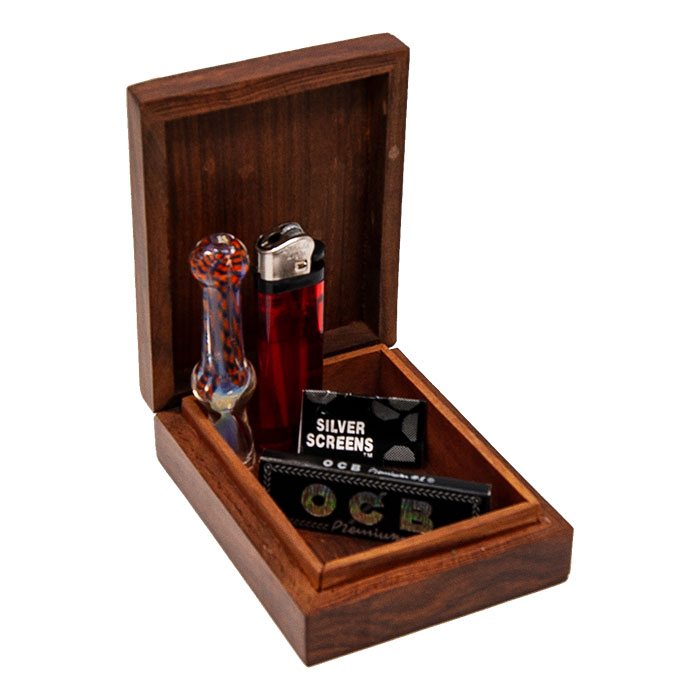 Engraved Wooden Box Gift Set