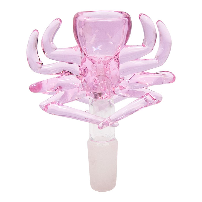 Pink Tarantula Glass Bowl With 14mm Joint