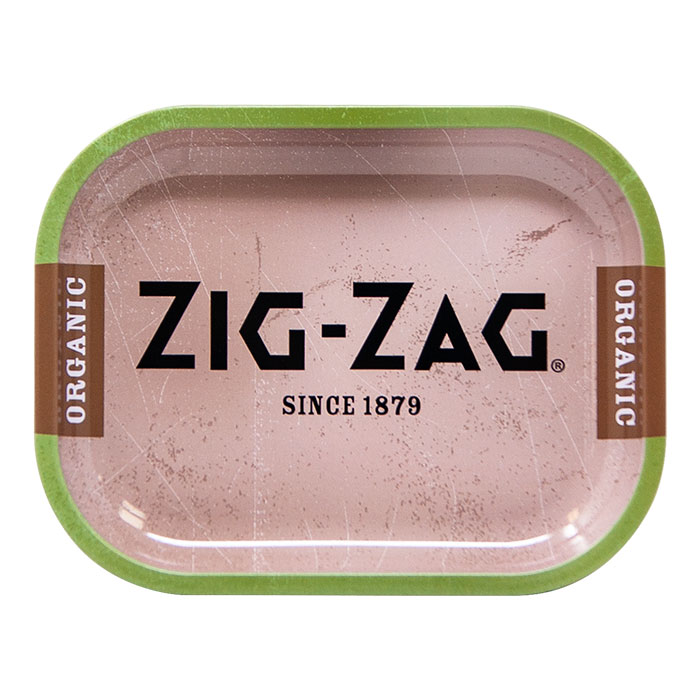 Zig Zag Organic Metal Small Rolling Tray