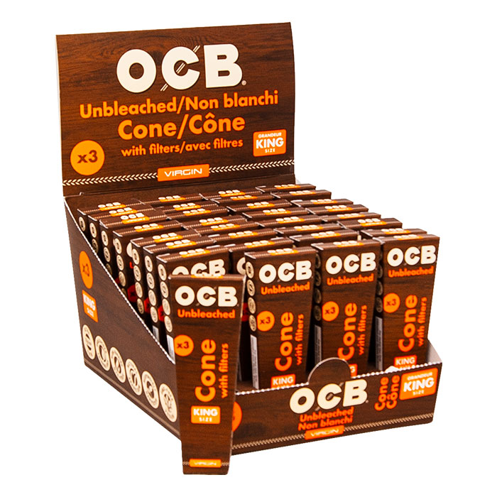 OCB Unbleached Cones King Size