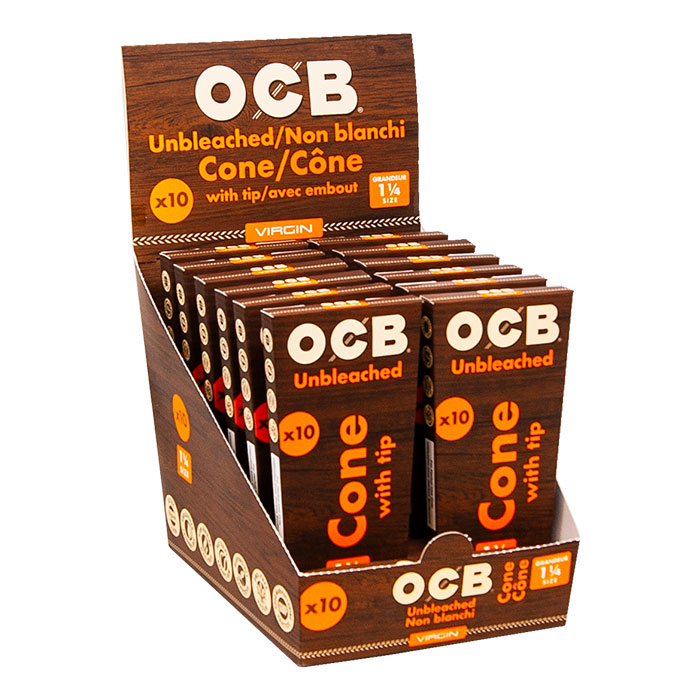OCB Unbleached Cones 1.25