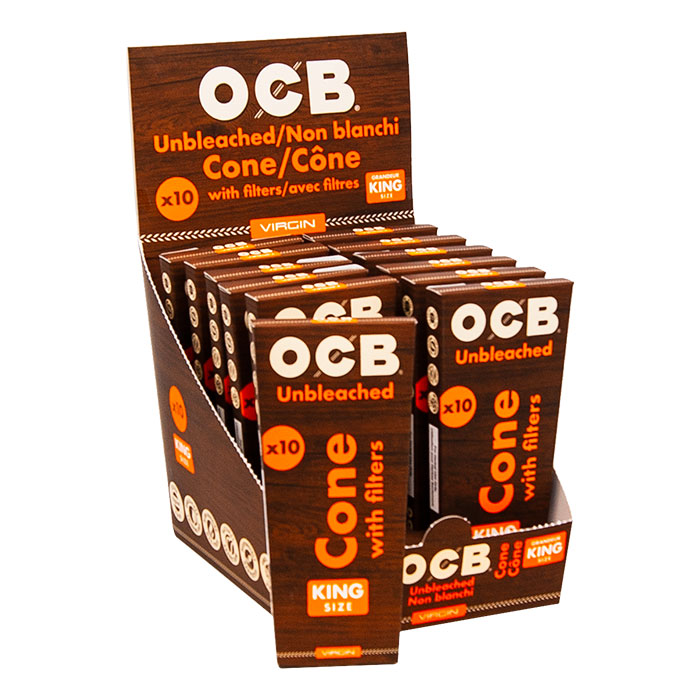 OCB Unbleached Cones King Size
