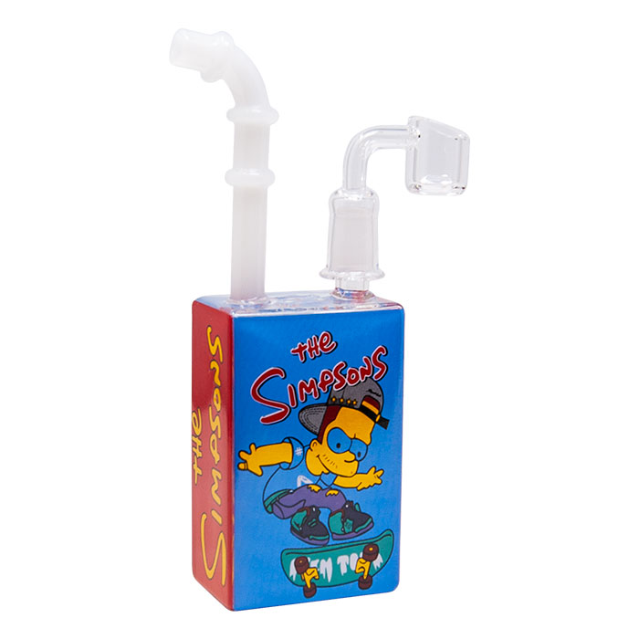 Skateboard Simpson 7 Inches Glass Dab Rigs