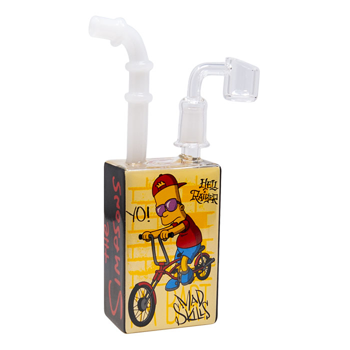Bart Simpson Mad Skills 7 Inches Glass Dab Rigs