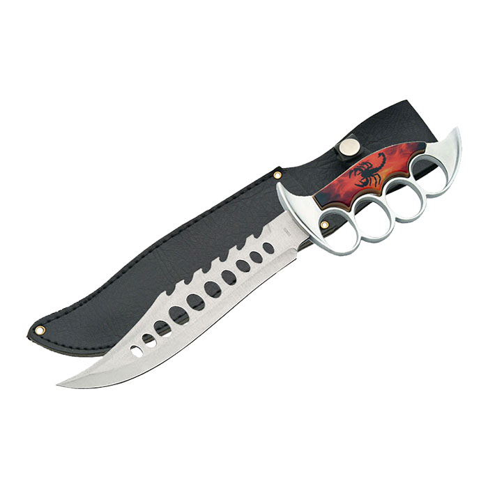 Flamed Scorpion Hunting Knife 13 Inches