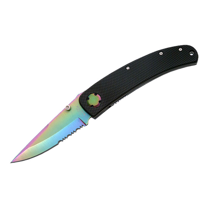 Rainbow Folder Knife 8 Inches
