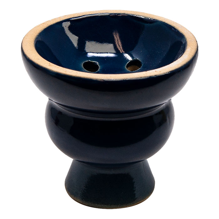 Blue Ceramic Hookah Bowl