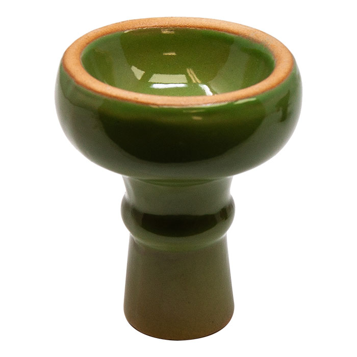Green Hookah Ceramic Bowl