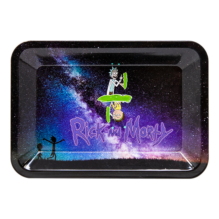 Rick and Morty Galaxy Small Rolling Tray