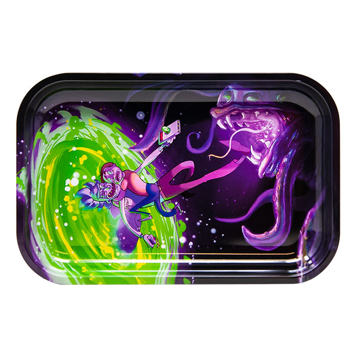 Rick and Morty Alien Fight Medium Rolling Tray