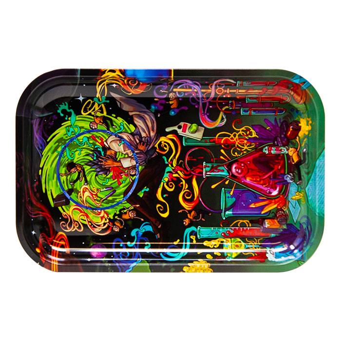 Rick and Morty Chemicals Medium Rolling Tray