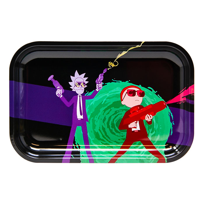 Rick and Morty Battle  Medium Rolling Tray
