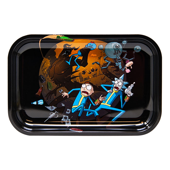 Rick and Morty Space Battle Medium Rolling Tray