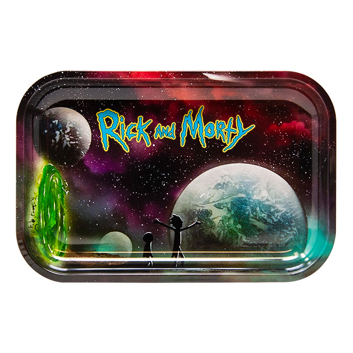 Galaxy Rick and Morty Medium Rolling Tray