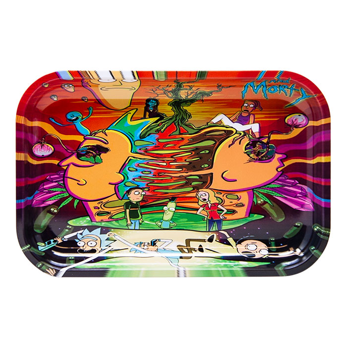 Rick and Morty Tripping Out Medium Rolling Tray