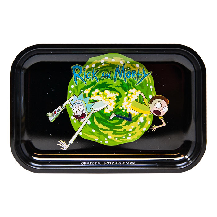 Rick and Morty Scared Medium Rolling Tray