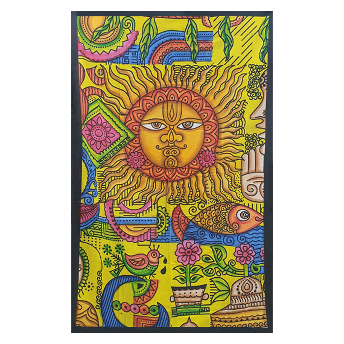 Cotton Brush Sun Maple Tapestry