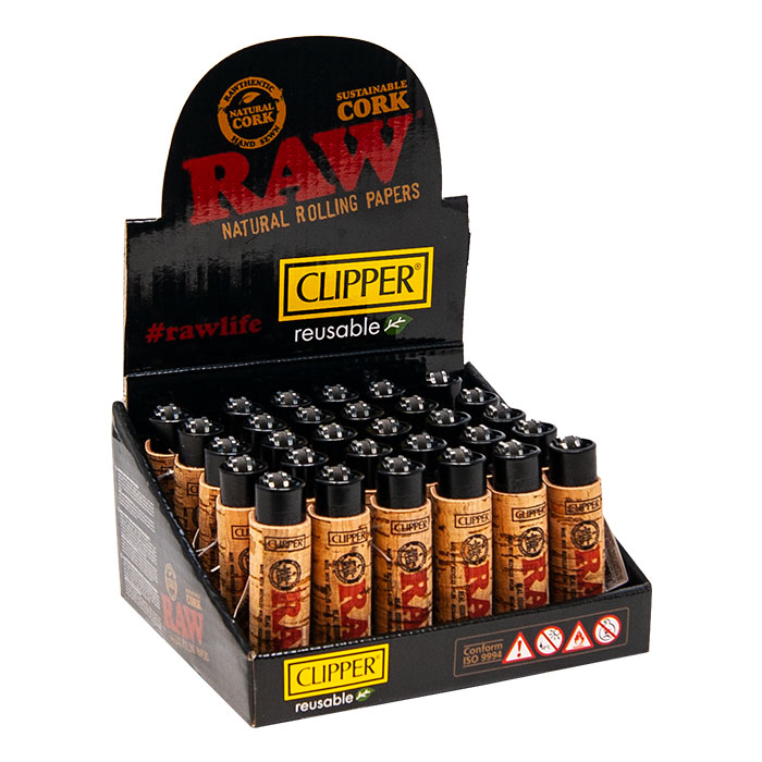 Raw Pop Cover Cork Clipper Lighters