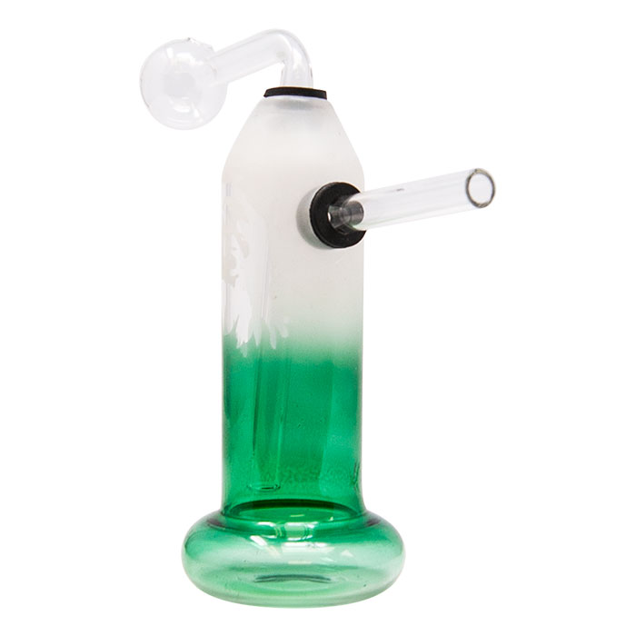 Teal Frosty Oil Bong 6 Inches