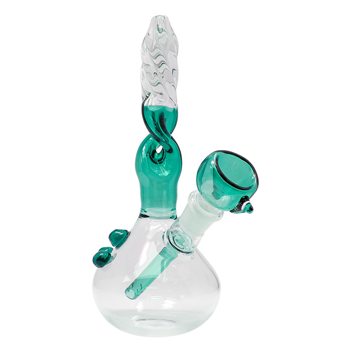 Twisted Teal Beaker Bong 6 Inches