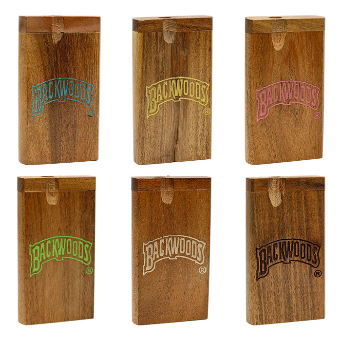 Assorted Color Backwood Dugout 4 Inches Box Of 12