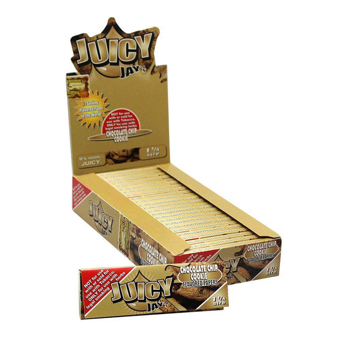 Juicy Jay Chocolate Chip Cookie Rolling Paper 1.25 Ct 24
